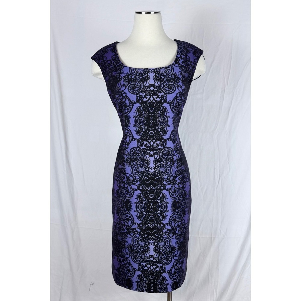 Cleo Sheath Dress 2 Sleeveless Knee Length Sophisticated Fairy Goth Cocktail